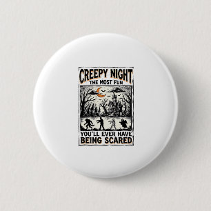 Chapa Redonda De 5 Cm Diseño de camiseta de terror divertido y aterrador