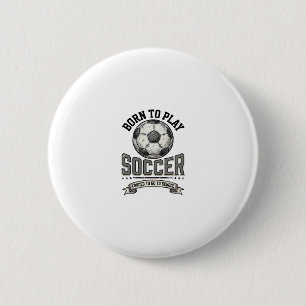 Chapa Redonda De 5 Cm Diseño de camiseta escolar de fútbol vintage nacid