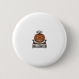 Chapa Redonda De 5 Cm Diseño de camiseta gótica de calabaza de Halloween