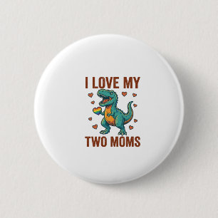 Chapa Redonda De 5 Cm Diseño de camiseta vectorial de dinosaurio del org