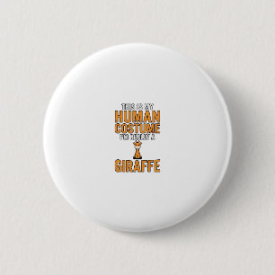 Chapa Redonda De 5 Cm Diseño de camiseta vectorial de disfraz de jirafa