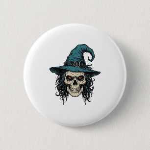 Chapa Redonda De 5 Cm Diseño de camiseta vectorial de Halloween de calav