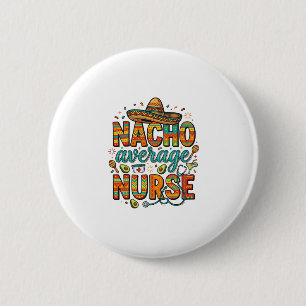 Chapa Redonda De 5 Cm Diseño de camiseta vectorial fiesta de enfermera p