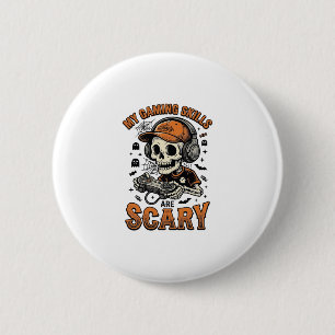 Chapa Redonda De 5 Cm Diseño de camiseta vintage de Halloween de esquele