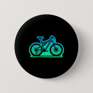 Chapa Redonda De 5 Cm Diseño de ciclista de bicicleta de montaña Mtb Tra
