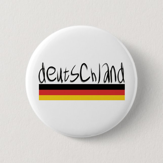 Chapa Redonda De 5 Cm ¡Diseño de Deutschland! (Anverso)