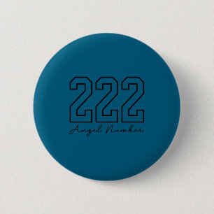 Chapa Redonda De 5 Cm Diseño de espiritualidad numerología número angeli