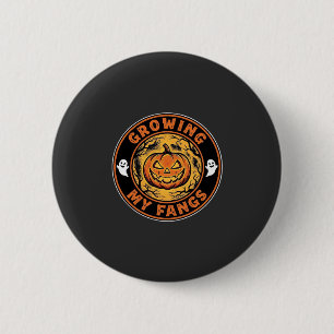Chapa Redonda De 5 Cm Diseño de fantasma de calabaza de Halloween Crecie