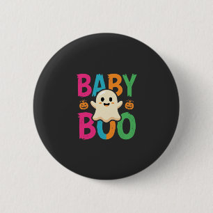 Chapa Redonda De 5 Cm Diseño de fantasma de Halloween Baby Boo_1