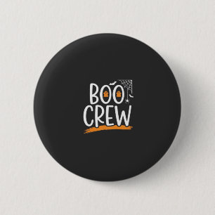 Chapa Redonda De 5 Cm Diseño de fantasma de Halloween Boo Crew_1