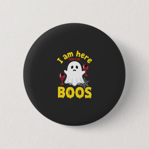 Chapa Redonda De 5 Cm Diseño de fantasmas de vino de Halloween Boos