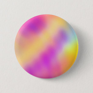 Chapa Redonda De 5 Cm Diseño de gradiente de color iridiscente pastel
