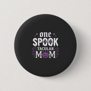 Chapa Redonda De 5 Cm Diseño de Halloween para mamá espeluznante_1