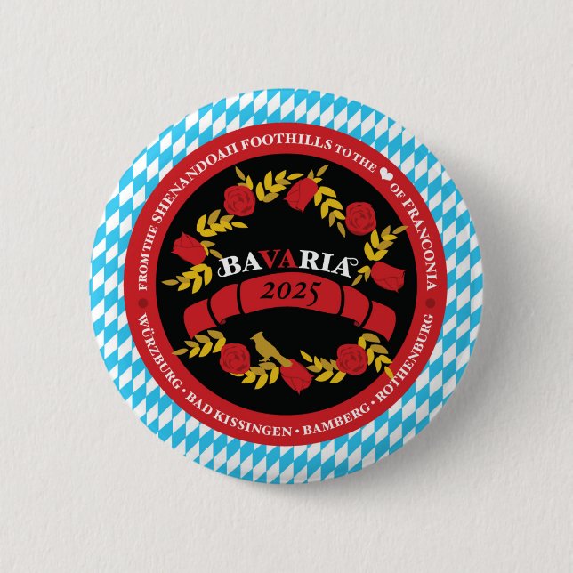 Chapa Redonda De 5 Cm Diseño de Insignia (Anverso)