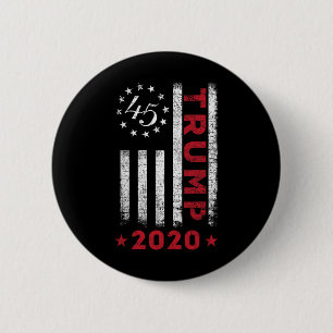Chapa Redonda De 5 Cm Diseño de la bandera Trump regalo para mujeres mas