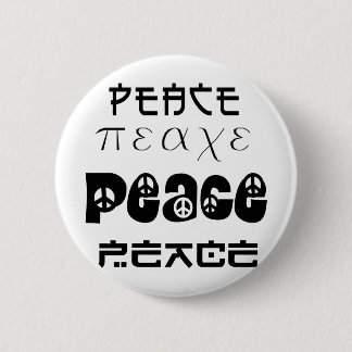 Chapa Redonda De 5 Cm ¡Diseño de la paz!