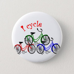 Chapa Redonda De 5 Cm Diseño de los regalos del ciclista (el montar en