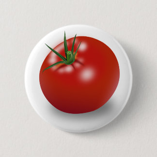 Chapa Redonda De 5 Cm Diseño de tomate rojo