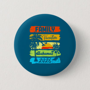 Chapa Redonda De 5 Cm Diseño de vacaciones de verano en Bahamas para fam