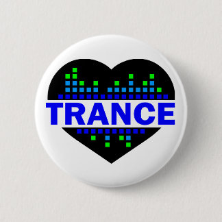 Chapa Redonda De 5 Cm Diseño del corazón del trance
