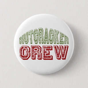 Chapa Redonda De 5 Cm Diseño del equipo de la danza del cascanueces par