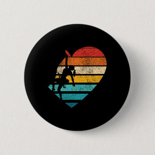 Chapa Redonda De 5 Cm Diseño Femenino Subiendo Lindo Forma de Corazón Re