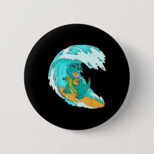 Chapa Redonda De 5 Cm Diseño Genial de Surf para Hombres Mujeres Surfist