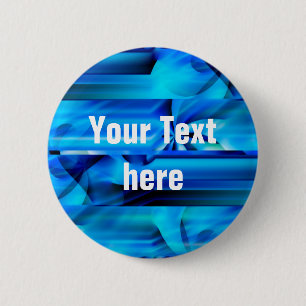 Chapa Redonda De 5 Cm Diseño gráfico impecable - negro azul I