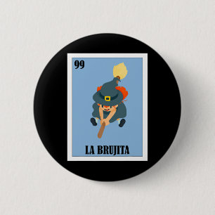 Chapa Redonda De 5 Cm Diseño Mexicano Divertido Para Cinco De Mayo - La
