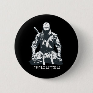 Chapa Redonda De 5 Cm Diseño Ninja Ninjutsu Assassin