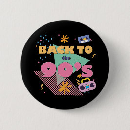 Chapa Redonda De 5 Cm Diseño nostalgia lúdico