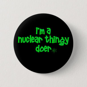 Chapa Redonda De 5 Cm Diseño nuclear original