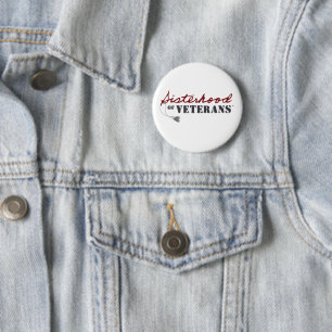 Chapa Redonda De 5 Cm Diseño Orgullo Militar Hermanas de Veteranos