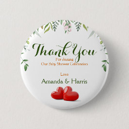 Chapa Redonda De 5 Cm Diseño personalizado de Baby Shower