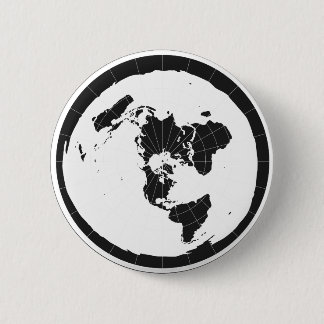 Chapa Redonda De 5 Cm Diseño plano de la tierra
