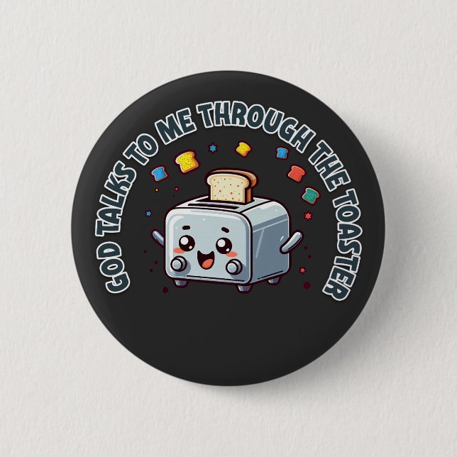 Chapa Redonda De 5 Cm Diseño Quirky Tostado Wisdom Retro (Anverso)