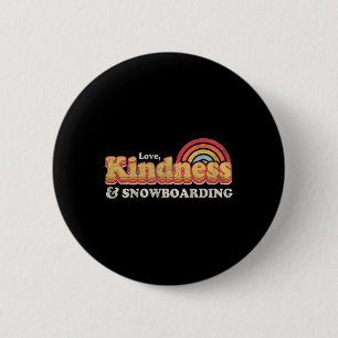Chapa Redonda De 5 Cm Diseño Snowboarder1