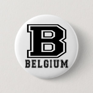 Chapa Redonda De 5 Cm Diseños de Bélgica