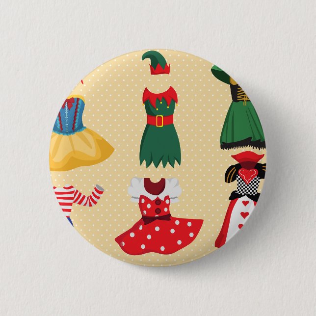 Chapa Redonda De 5 Cm disfraces de halloween (Anverso)