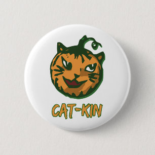 Chapa Redonda De 5 Cm Disfraces de Halloween para gatos negros