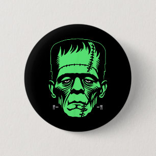 Chapa Redonda De 5 Cm Disfraces Frankenstein Monster Halloween