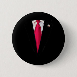 Chapa Redonda De 5 Cm Disfraz de Donald Trump Trump Disfraz de Halloween