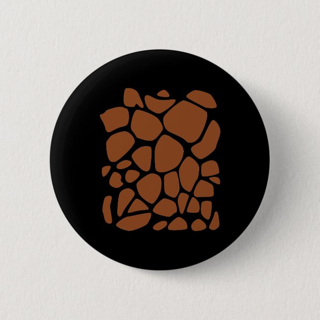 Chapa Redonda De 5 Cm Disfraz de Giraffe para Diy Easy Halloween (Anverso)