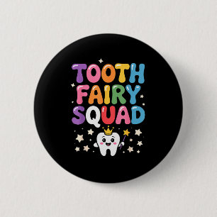 Chapa Redonda De 5 Cm Disfraz de hada de los dientes lindo para hombres