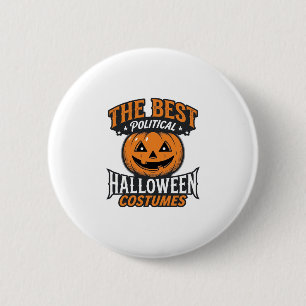 Chapa Redonda De 5 Cm Disfraz político de Halloween Calabaza Camiseta Vi