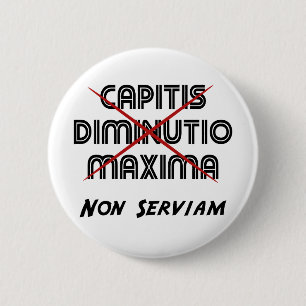 Chapa Redonda De 5 Cm disminución máxima de capitis non serviam