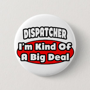 Chapa Redonda De 5 Cm Dispatcher... Gran Trato