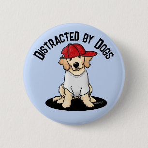 Chapa Redonda De 5 Cm Distrado por Dogs Retriever