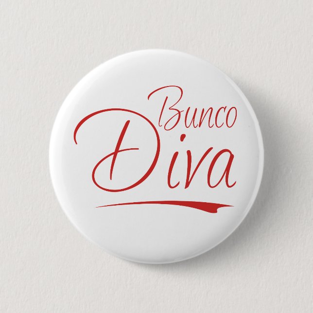 Chapa Redonda De 5 Cm diva del bunco (Anverso)