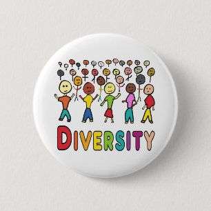 Chapa Redonda De 5 Cm Diversidad